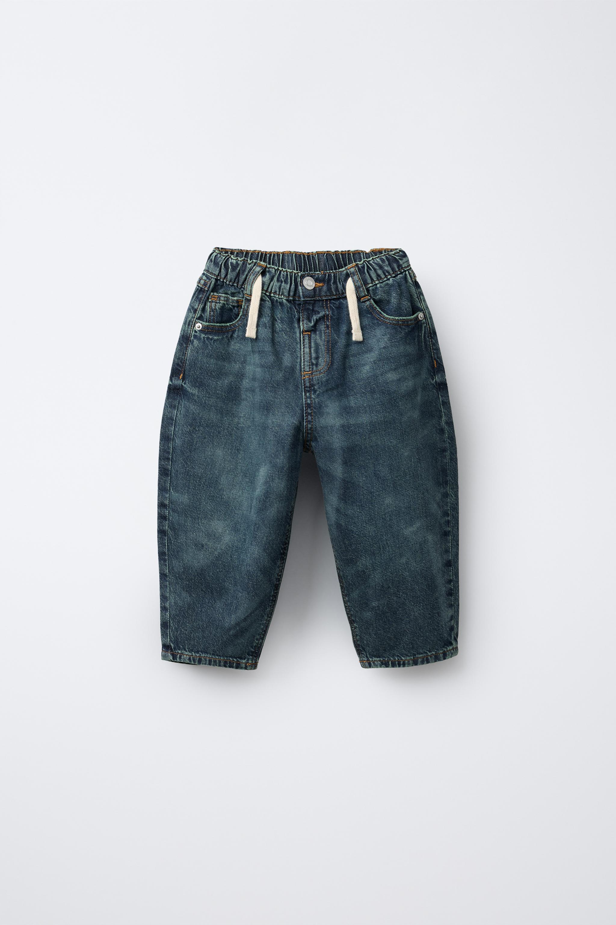 DISTRESSED BALLOON JEANS